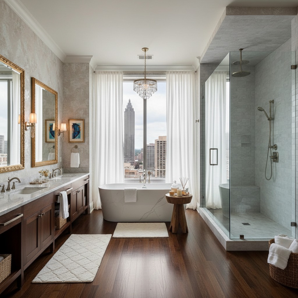luxury bathroom in Atlanta, Ga
